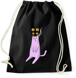 printfashion Cica és cigi - Sportzsák, Tornazsák - Fekete (17785998)