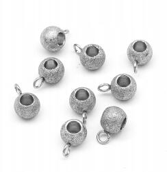 Ékszertartó, Rozsdamentes acél, Csillagpor, 7x4x3mm serpenyő, 10db (13WB16492)