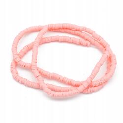 Mixform Öko Polimer Agyag gyöngyök Handmade, Heishi, 3x1mm, 375db/40cm/szál (13WB29916)