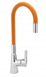 TOYA Mosogató Csaptelep Flexibilis Kifolyócsővel- 'flex ('FLEXIBLE' ORANGE)