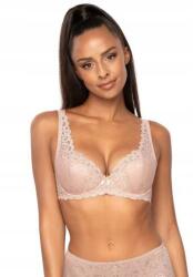 MAT Melltartó Mat M-3824/22, Size M, csipke, merevített, rózsaszín púder (5902972122481)