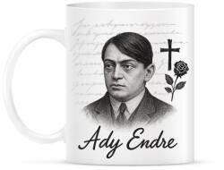 printfashion ady endre - Bögre - Fehér (17773100)