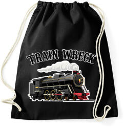 printfashion Vonat - Sportzsák, Tornazsák - Fekete (17760216)