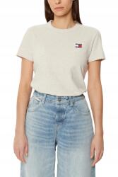 Tommy Jeans Bézs női póló kis logóval S (DW0DW20153)