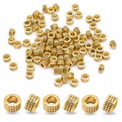 MIXFORM Gyöngy távtartó, távtartó, ötvözet, antik arany, 5x3mm, 100db (13WB31819)