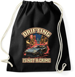 printfashion Driftelés nem kriminális - Sportzsák, Tornazsák - Fekete (17853526)