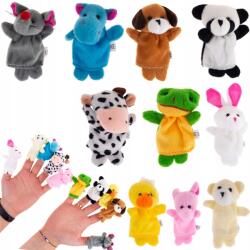 Martom Bábok, 10db-os Állatkerti Állat Báb Szett