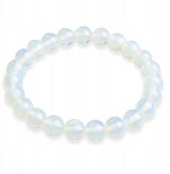 MIXFORM Szintetikus opál karkötő, rugalmas, 5.2cm, 8mm gyöngyök, 1db (13WB32283)