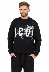 Dsquared2 Fekete pulóver Icon Splash Cool Fit Crewneck XL (S79GU0114 S25516 900)