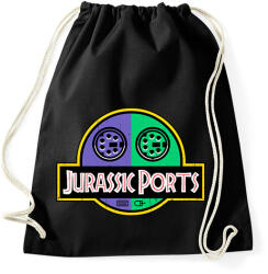 printfashion Jurassic ports - Sportzsák, Tornazsák - Fekete (17779248)