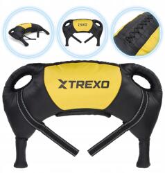 Trexo Bolgár zsák Trexo 15 kg fekete/sárga Erős Edzőtáska Fogantyúval (TRX-BGB15)