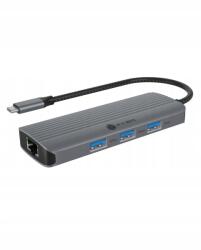 RaidSonic Dokkoló állomás IB-DK4034a-CPD 6in1, Hdmi, usb, pd, lan (IB-DK4034A-CPD)