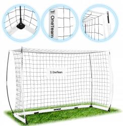 OneTeam Focikapu OneTeam Flex 240x150cm Összecsukható Hordozható Edzőkapu (Flex Square OT-B4W003-WT)