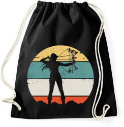 printfashion Női csigás ijász - Sportzsák, Tornazsák - Fekete (17770116)