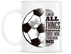 printfashion Mindenre van erőm - Bögre - Fehér (17822760)