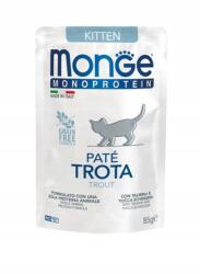 Monge Monoprotein Buste Kitten Pisztráng 85g