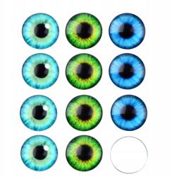 MIXFORM Kaboson szem üveg 14x4mm 3szín/4db 12db (13WB28039)