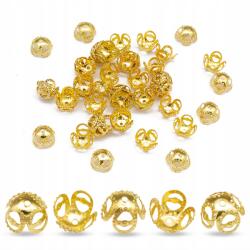  Fém rátétek gyöngyökhöz 8x8x5mm 50db (5WB5638)