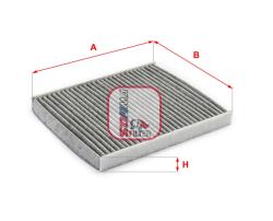 SOFIMA Filtru, aer habitaclu SOFIMA S 4221 CA (S 4221 CA)