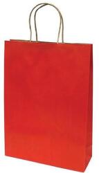 Creative Classic Simple XL 31x42x11 cm kraft egyszínű piros sodort füles 71340