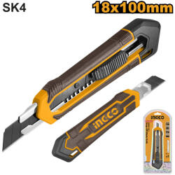 INGCO Törhető pengés kés 18 mm automata INGCO (HKNS11815) (HKNS11815)