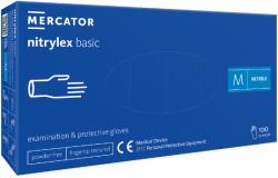 Mercator Medical basic dark blue púdermentes nitril vizsgálókesztyű XL (RD30105005_3373)