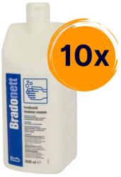  10x Bradonett egyfázisú kézfertőtlenítő 1L (K_051015511)