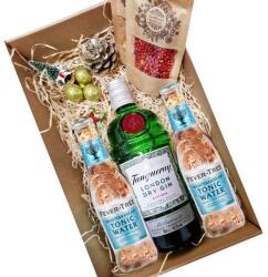  Karácsonyi Tanqueray gin tonik szett díszdobozban - ginshop