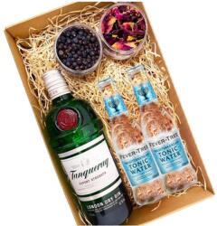 Tanqueray Gin Tonik szett Díszdobozban Ginfűszerrel