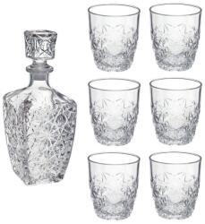  Whiskys Szett Spirit dekanterrel 6 pohárral - mindenamibar