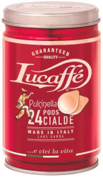 Lucaffé Pulcinella ESE Pod kávépárna fémdobozban 25 db