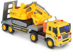 Moni Kisautó teherkocsi darusautóval 1: 16 sárga/szürke