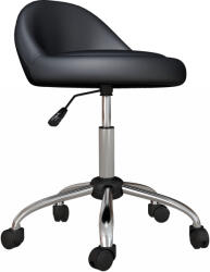 Homcom PU bőr lépcsős kerekesszék háttámlával, állítható magasságú szalonszék