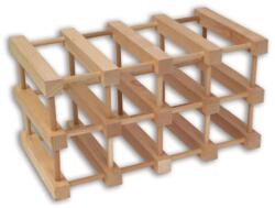  Bortartó rács 8 bornak natúr - mindenamibar