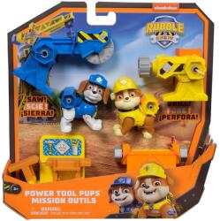 PAW Patrol Set de joaca cu 2 figurine si unelte, Paw Patrol, Power Tool Pups, 6071661 Figurina