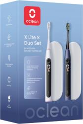 Oclean X Lite S Duo Set dark blue/grey + travel case Periuta de dinti electrica