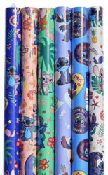  Hengeres csomagolópapír 70x200 cm Stitch féle 6 féle szín KBF-6986