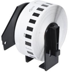 Makki съвместими етикети Brother DK-22210 - Roll White Continuous Length Paper Tape 29mm x 30.48m, Black on White - MK-DK-22210 (MK-DK-22210) - zettabytex