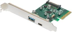 Makki PCI-E card 2 x USB3.1 A+C ports - MAKKI-PCIE-2XUSB31-AC-V1 (MAKKI-PCIE-2XUSB31-AC-V1) - thx