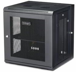 StarTech - 4 oszlopos 12U fali hálózati szekrény 1U polccal, 19" - RK12WALHM (RK12WALHM)