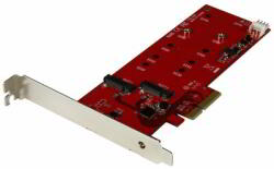 StarTech - 2x M. 2 SATA SSD vezérlőkártya - PEX2M2 (PEX2M2)