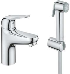 GROHE Euroeco - Mosdócsaptelep bidé zuhannyal, króm 24264001 (24264001)