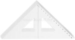  Vonalzó háromszög 45° 16cm, műanyag (CCP2008) (CCP2008)