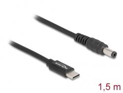 Delock 87977 Laptop töltőkábel USB Type-C apa - 5, 5 x 2, 1 mm apa (87977)