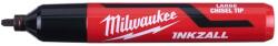 Milwaukee INKZALL L, Jelölő filc, vastag, 6, 2 mm-es hegy, fekete, száraz, vizes, poros felületre is, 3 darabos, (4932471554)