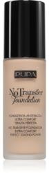 PUPA Milano No Transfer Foundation hidratáló alapozó SPF 15 árnyalat Porcealin 30 ml
