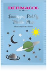 Dermacol Beautifying Peel-Off Metallic Mask lehúzható maszk mélytisztításhoz 15 ml