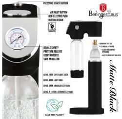 Berlinger Haus Szódagép 2 palackkal Matte Black Collection BH/8598N (BH/8598N)