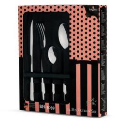 Berlinger Haus 24 részes evőeszköz készlet Matte Black Collection BH/3039 (BH/3039)