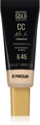 Dripping Gold CC Me In Mini Trial könnyű alapozó SPF 45 árnyalat Porcelain 01 5 ml
